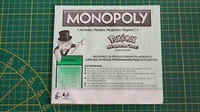 Notice règle du jeu dans l'état pièce jeu Monopoly Pokémon édition de Kanto #C43