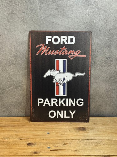 Plaque métal ford mustang 458 - plaque,