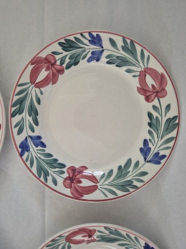 Assiettes plates décor de - assiettes,