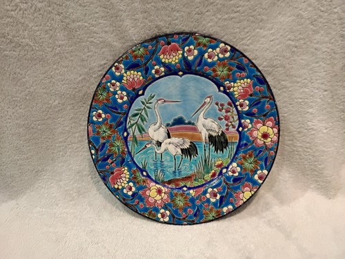 Plat rond 27cm émaux - 27cm, de