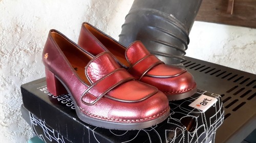 Art metalic mocassins - metalic,, femme