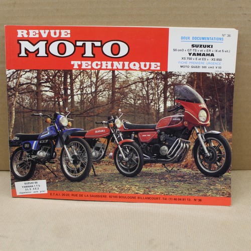 Revue moto technique suzuki - moto,
