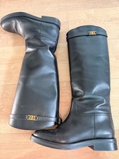 bottes massimo dutti en cuir