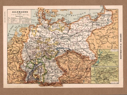 Carte ancienne empire - ancienne,