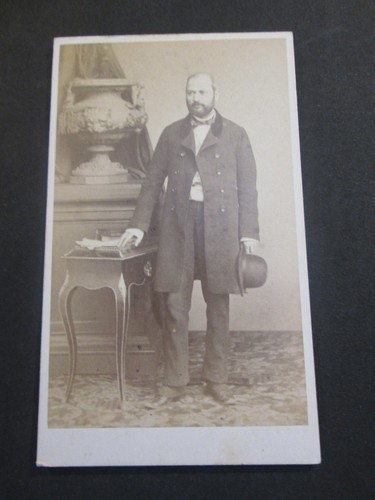 Photo cdv homme chapeau - photo, au
