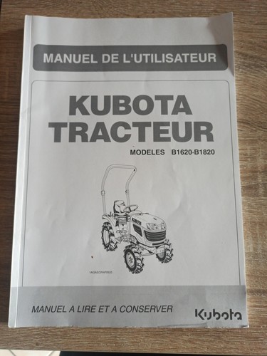 Livret utilisation kubota - livret,