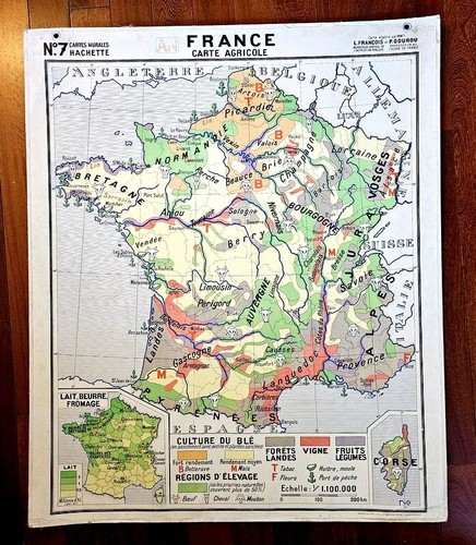 Carte scolaire hachette - carte,