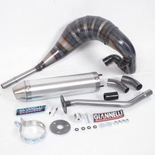 Silencieux Pot D'Échappement GIANNELLI + Aluminium Dtr 125 1999-2001 Homologués