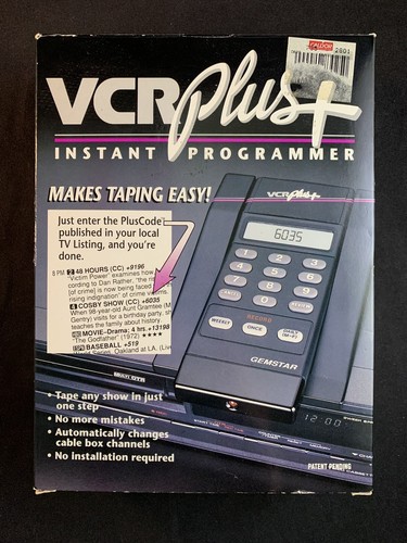 Vintage vcr plus instant - vintage,