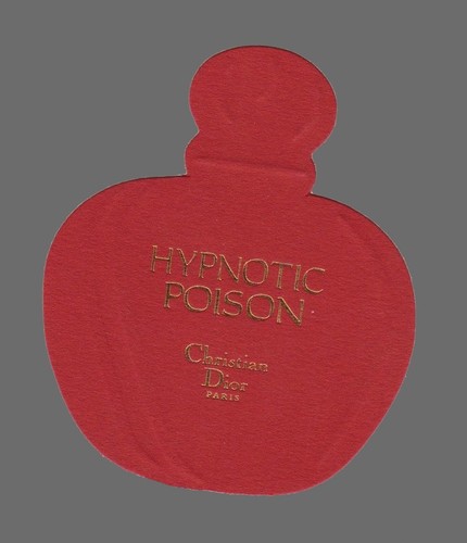 Carte publicitaire poison de - -,