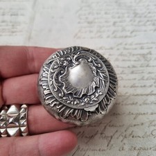 BOITE XIXè en Métal Argenté