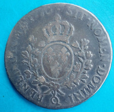 Louis XV , écu au bandeau 1770 Q Perpignan , Clairand R1 , Sobin 1 ex.