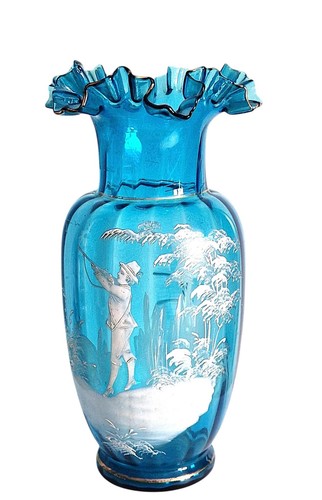 Ancien vase verre soufflé - vase,