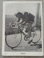 Miroir Sprint Carte 22.5x16.5cm Cycliste RENE PRIVAT photo Cyclisme