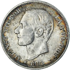 Monnaie, Espagne, Alfonso XII
