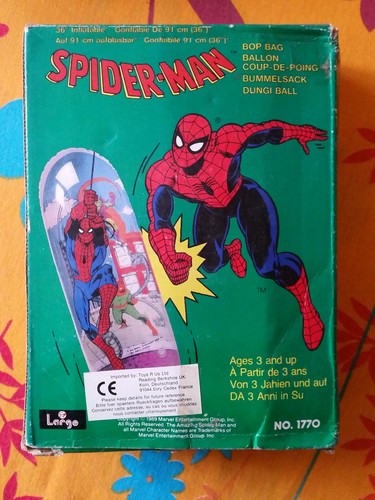 Spiderman bop bag ballon coup - spiderman,