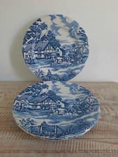 3 assiettes dessert /salade English Style Design XXe Art Déco