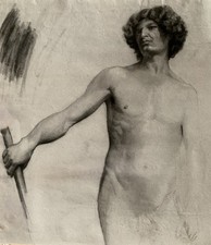 Dessin Ancien homme Nu