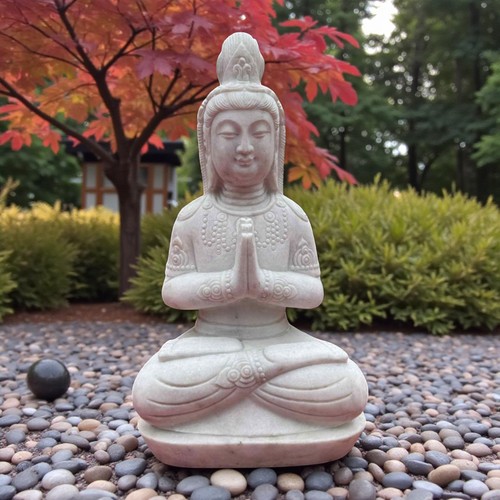 Statue jardin bouddha guanyin - statue,
