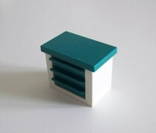 PLAYMOBIL (R11104) COMMERCE - Meuble Tiroirs Verts Caisse Boucherie 4412 