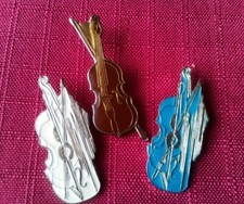Pin's  Lot 3 Musique  Violon