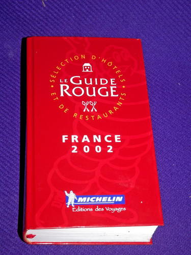 Guide michelin rouge - guide,