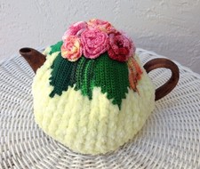 NEW Handmade Tea Cozy  Happy