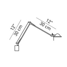 Luceplan, Berenice Petite Applique Alu Réflecteur Rose, Meda-Rizzatto, 1985