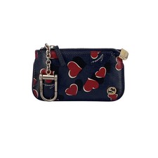 Porte-clés en cuir avec logo