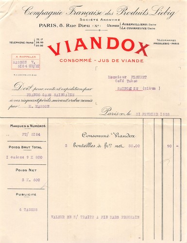 1928 viandox paris - , m