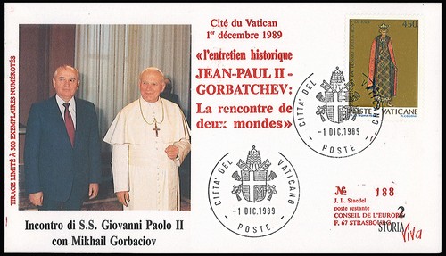 Fdc vatican 1989 guerre - vatican,