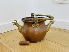 Ancien chaudron cuivre avec - ancien,