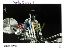 Miles Davis Signed 8x10
