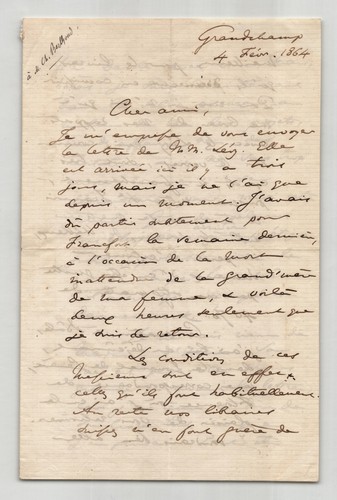 Félix bovet longue - –, lettre