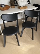 6 Chaises Tom Dixon Bois Noir Quasi Neuf Vitra Knoll