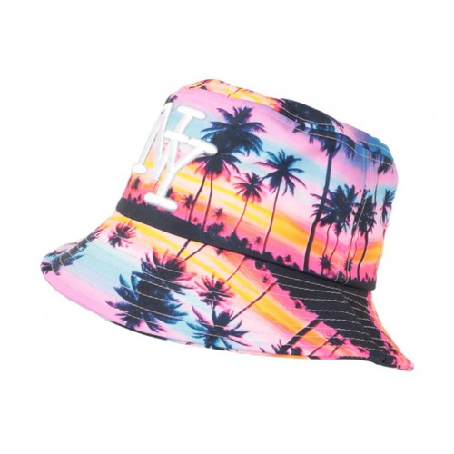 Chapeau bob bleu rose - bleu,