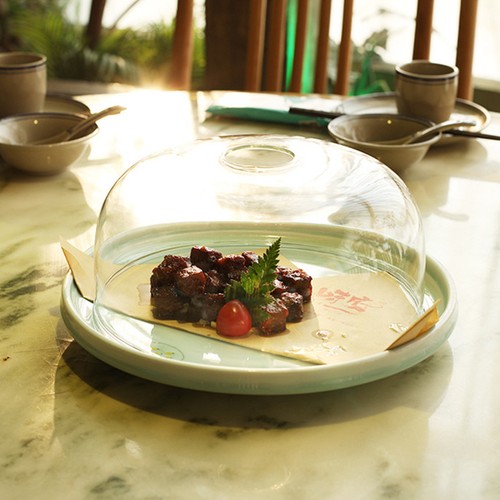 Fumer cloche dome cover glass - ,
