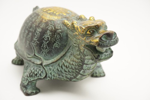 Sculpture statue tortue - , dragon