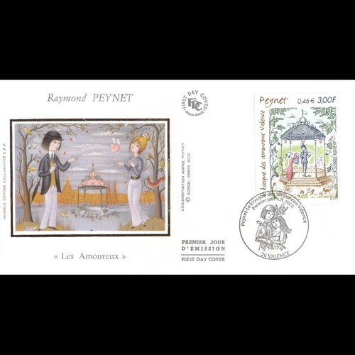 Fdc soie tableau raymond - fdc,