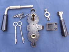 Serrure Gollot 2 clefs 2 Béquilles Porte entrée magasin devanture Complête