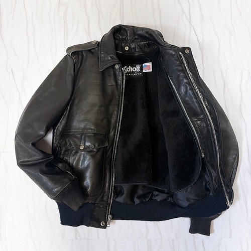 Schott leather flight - a-2,