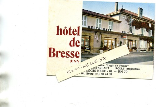 Dépliant pub hôtel bresse - pub,