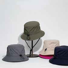 Femmes Hommes Seau Chapeau Bush Pêche Casquette Camping Extérieur Rapide Sec Pli