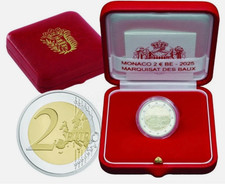 PREVENTE 2€ Euros Commémorative Monaco 2025 - Baux de Provence