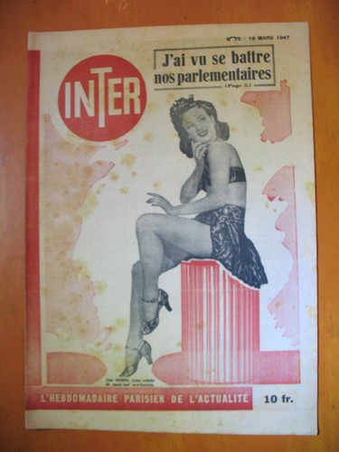 Inter 19 03 1947 - n°, du
