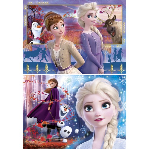 Disney frozen puzzle 2x60 - disney,