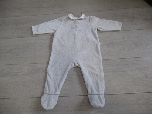 Pyjama velours gris - un, en