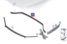 Joint de capot moteur arrière