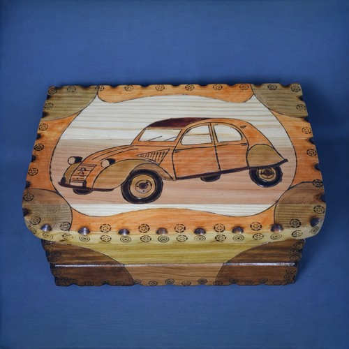 Boîte bois artisanale - bois,