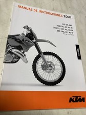KTM 125 200 250 300 EXC XC XC-W 2006 Manuel utilisateur propriétaire notice